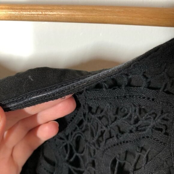 SAYLOR  Black Lace Overlay Dress Size XS - Picture 5 of 9